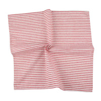 Lot de 12 Serviettes de Table à Rayures