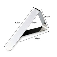 Lot de 8 Pinces à Nappe en Acier Inoxydable