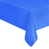 Nappe Jetable Rectangulaire en Plastique Imperméable — Bleu Foncé