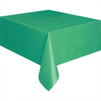 Nappe Jetable Rectangulaire en Plastique Imperméable — Vert Foncé
