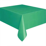 Nappe Jetable Rectangulaire en Plastique Imperméable — Vert Foncé