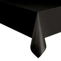 Nappe Jetable Rectangulaire en Plastique Imperméable — Noir