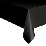 Nappe Jetable Rectangulaire en Plastique Imperméable — Noir