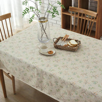 Nappe en Lin Chic Décorée de Fleurs