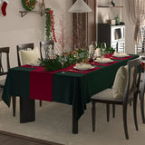 Nappe de Noël Vert Chasseur Imperméable — Vert Chasseur