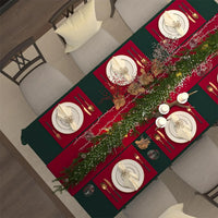 Nappe de Noël Vert Chasseur Imperméable