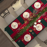 Nappe de Noël Vert Chasseur Imperméable