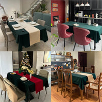 Nappe de Noël Vert Chasseur Imperméable