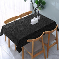 Nappe Noire Rectangulaire Style Gothique