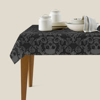 Nappe Noire Rectangulaire Style Gothique