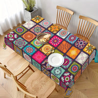 Nappe en Polyester Colorée aux Motifs Mandala