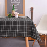 Nappe Rectangulaire en Coton à Carreaux