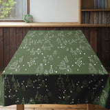 Nappe Rectangulaire Imprimé Sapins de Noël