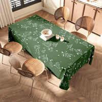 nappe à motifs sapin vert