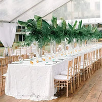 Nappe Rustique en Dentelle Blanche Brodée