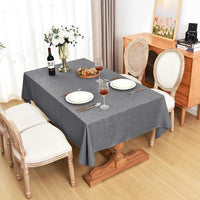 Nappe de Table Grise et Moderne sur une table