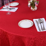 Nappe de Table Ronde Luxueuse et Décorative