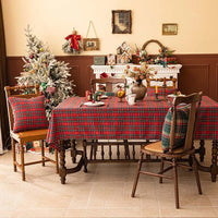 Nappe Table Rouge et Rectangulaire de Noël