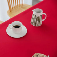 Nappe de Table Rouge et Rectangulaire