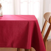 Nappe de Table Rouge de Style Moderne