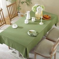 Nappe verte carrée chic et élégante